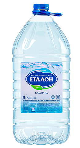 Вода Еталон-негазована класична 6 л
